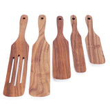 5Pcs/Set Wooden Spatulas Turner Cooking Utensil Kit Tableware Kitchen Accessories In Australia - Darrahopens