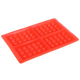 DIY Waffle Mold Reusable Silicone Muffin Cake Mould Baking Utensil Kitchen Accessory4‑Grid Rectangular In Australia - Darrahopens