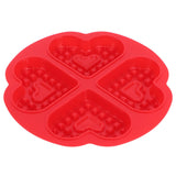 DIY Waffle Mold Reusable Silicone Muffin Cake Mould Baking Utensil Kitchen Accessory(4Grid HeartShape ) In Australia - Darrahopens