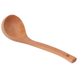 Soup Wooden Spoon with Hanging Hole Long Handle Lightweight 27.5x7.5cm/10.8x2.9in In Australia - Darrahopens