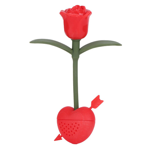 Rose Shaped Tea Strainer Silicone Loose Leaf Tea Infuser Filter Gift for Home Office Supplies In Australia - Darrahopens