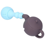 Silicone Tea Infuser Multifunction Teapot Shape Tea Leaf Strainer Filter Brown Sky Blue In Australia - Darrahopens