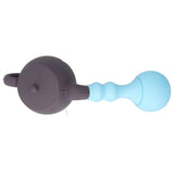 Silicone Tea Infuser Multifunction Teapot Shape Tea Leaf Strainer Filter Brown Sky Blue In Australia - Darrahopens