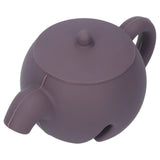 Silicone Tea Infuser Multifunction Teapot Shape Tea Leaf Strainer Filter Brown Sky Blue