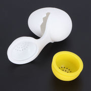Cute Egg Shape Tea Infuser Strainer Silicone Tea Bag Loose Leaf Filter Kitchen Gadget