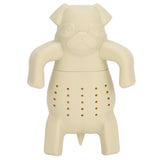 Cute Dog Shape Tea Strainer Silicone Tea Leaf Infuser Filter for Home Office Use Beige In Australia - Darrahopens