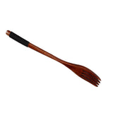 Japanese Wooden Fork Kitchen Tableware Cutlery for Barbecue Picnic Camping Parties