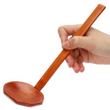 Wooden Noodle Spoon Stylish Food Grade Long Handle Soup Spoon for Hot Pot Ramen In Australia - Darrahopens