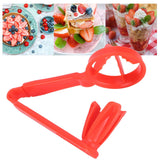 Red Fruit Cutter Innovative Mini Tomato Strawberry Grape Divider Kitchen Accessory