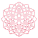 Pink Table Mat Hollow Heat Insulation Pad Cup Bowl Pot Holder Placemat Kitchen Accessory In Australia - Darrahopens