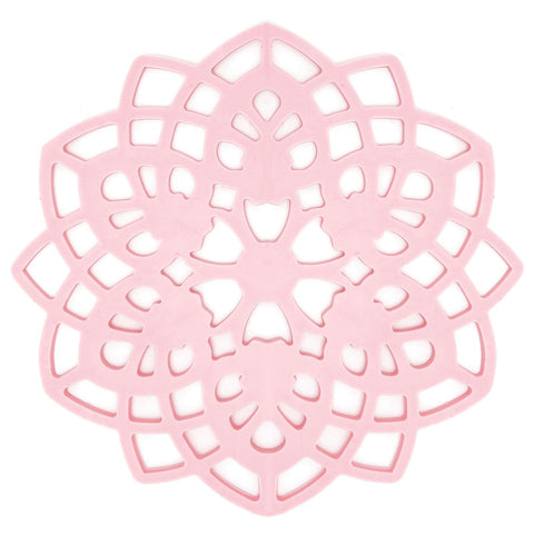 Pink Table Mat Hollow Heat Insulation Pad Cup Bowl Pot Holder Placemat Kitchen Accessory In Australia - Darrahopens