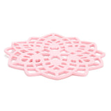 Pink Table Mat Hollow Heat Insulation Pad Cup Bowl Pot Holder Placemat Kitchen Accessory In Australia - Darrahopens