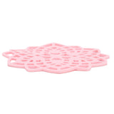 Pink Table Mat Hollow Heat Insulation Pad Cup Bowl Pot Holder Placemat Kitchen Accessory In Australia - Darrahopens