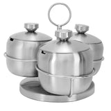 Seasoning Pot Set Innovative Rotating Condiment Spice Salt Sugar Jar Container with Lid Spoon In Australia - Darrahopens
