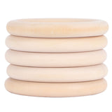 20Pcs Wood Baby Natural Teething Rings DIY Jewelry Circle Pendant Craft Making Accessory70mm In Australia - Darrahopens