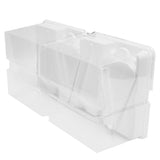 10pcs Baking Cake Box 4 Grid Triangular Transparent Material Cake Box for Dessert Bakery In Australia - Darrahopens