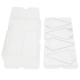10pcs Baking Cake Box 4 Grid Triangular Transparent Material Cake Box for Dessert Bakery In Australia - Darrahopens