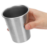 Water Cup Portable Non Slip 304 Stainless Steel Beer Wine Mug Drinkware for Home Use(230ml ) In Australia - Darrahopens