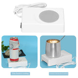 USB Heating Cooling Coaster Portable Cup Warmer Refrigeration Pad for Home Office Car Use