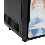 Mini Refrigerator USB Rapid Cooling Electric Fridge Cooler Warmer for Cosmetics DrinksBlack 18W