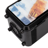Mini Refrigerator USB Rapid Cooling Electric Fridge Cooler Warmer for Cosmetics DrinksBlack 18W