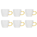 6Pcs Heat Resistant Glass Cup Tea Cup with Handle Tea Set Accessories for Home Tea House In Australia - Darrahopens