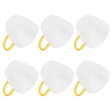 6Pcs Heat Resistant Glass Cup Tea Cup with Handle Tea Set Accessories for Home Tea House