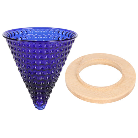 Coffee Pot Filter reusable glass Coffee Dripper Funnel Kettle Brewer AccessoriesBlue In Australia - Darrahopens