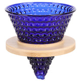 Coffee Pot Filter reusable glass Coffee Dripper Funnel Kettle Brewer AccessoriesBlue In Australia - Darrahopens