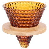 Coffee Pot Filter reusable glass Coffee Dripper Funnel Kettle Brewer AccessoriesBrown In Australia - Darrahopens