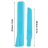 Cake Smoother Ruler Height Adjustable Cream Butter Scraper Cake Decorating Tool Blue