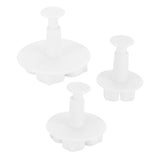 3Pcs Cake Decorating Mold Hydrangea Pattern Biscuits Cutter Spring Mold Baking Pastry Tool