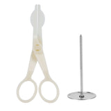 Piping Flower Scissors Nail Icing Cake Decorating DIY Cupcake Pastry Baking Tool