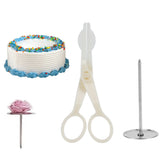 Piping Flower Scissors Nail Icing Cake Decorating DIY Cupcake Pastry Baking Tool