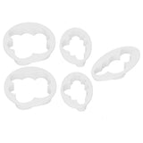 5PCS Cake Mould Cookies Cutter Mold Fondant Baking Maker Mould DIY Decorating Tools