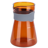 Home Coffee Pot High Borosilicate Glass Pour Over Coffee Maker Kettle with Scales(Brown ) In Australia - Darrahopens