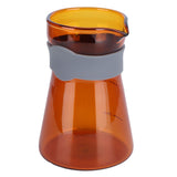 Home Coffee Pot High Borosilicate Glass Pour Over Coffee Maker Kettle with Scales(Brown ) In Australia - Darrahopens