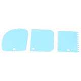 3PCS/Set Cake Cream Scraper Dough Pasty Cutters Scraper Kitchen Tool DIY Baking ToolBlue In Australia - Darrahopens