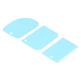 3PCS/Set Cake Cream Scraper Dough Pasty Cutters Scraper Kitchen Tool DIY Baking ToolBlue In Australia - Darrahopens