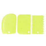 3PCS/Set Cake Cream Scraper Dough Pasty Cutters Scraper Kitchen Tool DIY Baking ToolGreen In Australia - Darrahopens