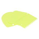 3PCS/Set Cake Cream Scraper Dough Pasty Cutters Scraper Kitchen Tool DIY Baking ToolGreen