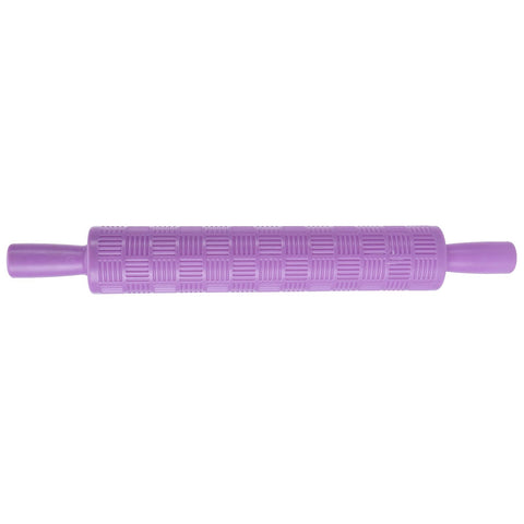 Fondant Cake Rolling Pin Embossing Roller Bakery Cookies Pastry Decorating ToolsGrid In Australia - Darrahopens