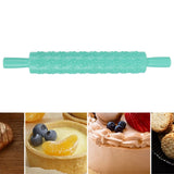 Fondant Cake Rolling Pin Embossing Roller Bakery Cookies Pastry Decorating ToolsGrass