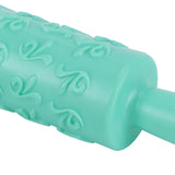 Fondant Cake Rolling Pin Embossing Roller Bakery Cookies Pastry Decorating ToolsGrass