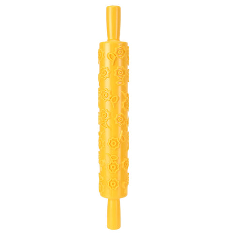 Fondant Cake Embossing Rolling Pin Baking Dough Roller Cookies Biscuits Decorating ToolFlower Pattern In Australia - Darrahopens