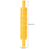 Fondant Cake Embossing Rolling Pin Baking Dough Roller Cookies Biscuits Decorating ToolFlower Pattern