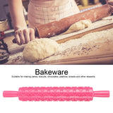 Fondant Cake Embossing Rolling Pin Baking Dough Roller Cookies Biscuits Decorating Tool(FivePointed Star )