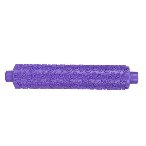 Fondant Rolling Pin Tool Plastic Embossing Roller Baking Pastry Cake Decorating SuppliesPurple Short Handle In Australia - Darrahopens