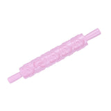 Fondant Rolling Pin Tool Plastic Embossing Roller Baking Pastry Cake Decorating Supplies(Modèle de pieds )