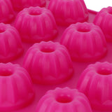 Rose Red Silicone Cake Mold DIY NonStick Pastry Baking Mold for Baking Cake